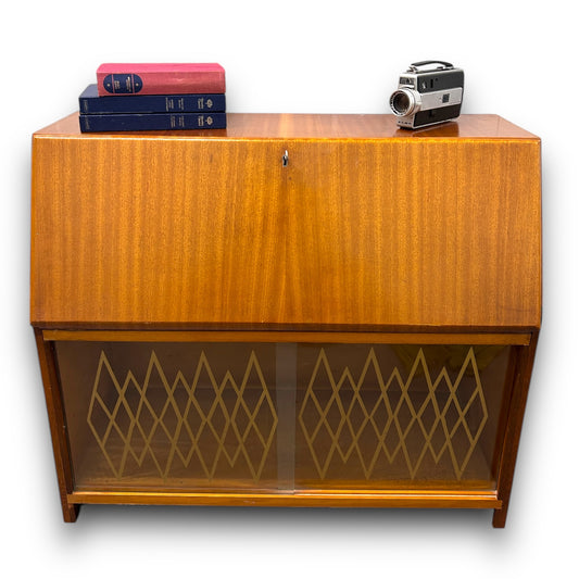 Mid Century bureau drinks cabinet