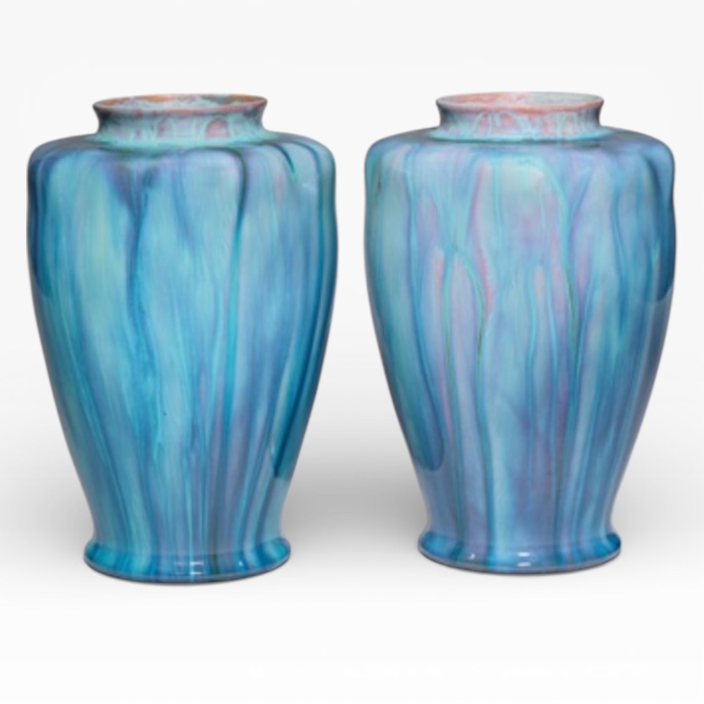 Matched Pair of Pilkington Lancastrian Lustre ‘Pepper’ Vases by Robert Tunnicliffe, Dated 1911 — view 2