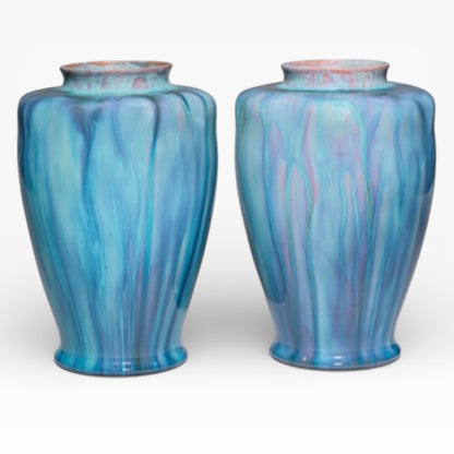 Matched Pair of Pilkington Lancastrian Lustre ‘Pepper’ Vases by Robert Tunnicliffe, Dated 1911 — view 2