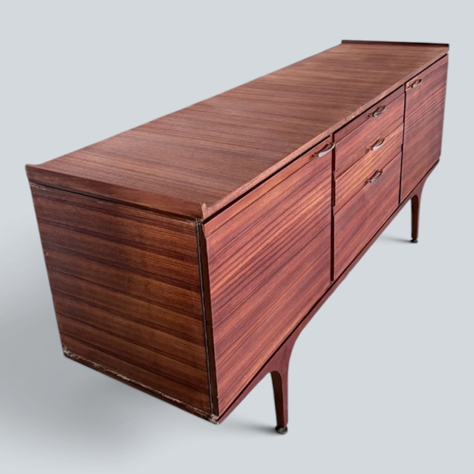 Vintage Meredew Teak Sideboard Mid Century British Credenza