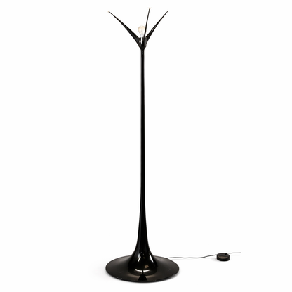Flos Spun Light Floor Lamp – Black, Mid Century Design