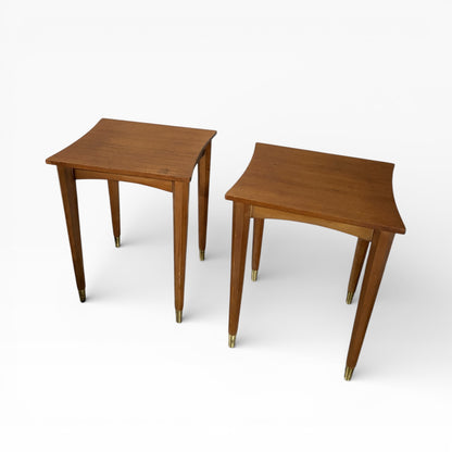 Vintage Teak Bedside Tables – Pair | Mid-Century Scandinavian — view 5