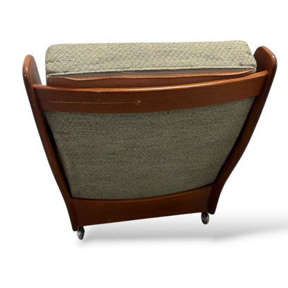 G Plan Teak Armchairs – Mid Century Modern Pair of Sculptural Lounge Chairs