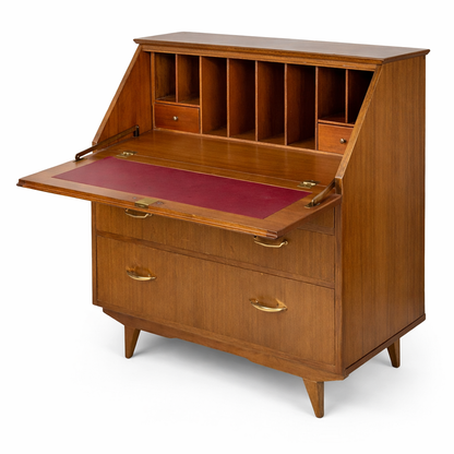 Mid-Century Sutcliffe of Todmorden Writing Bureau Desk
