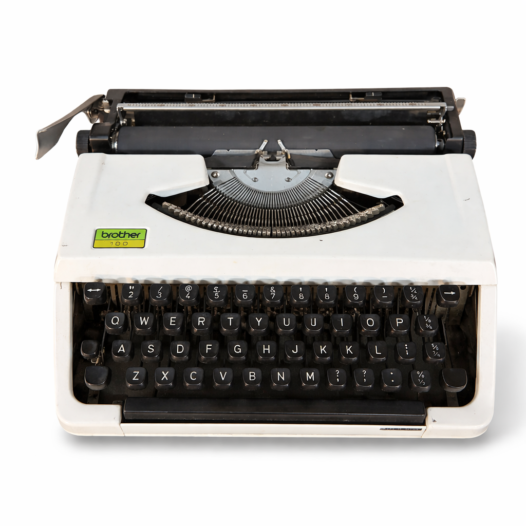 Mid Century Brother 700 Portable Typewriter