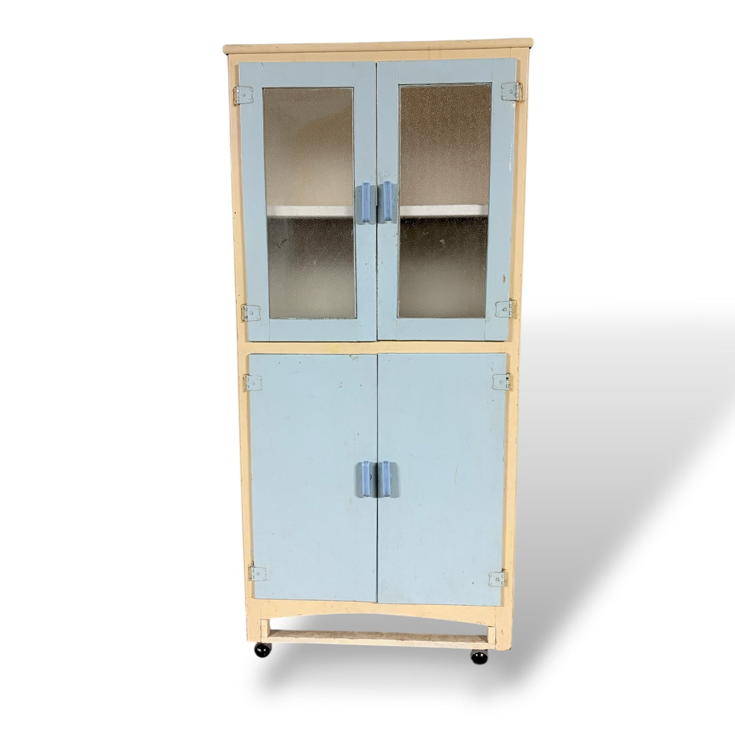 Vintage Painted Kitchenette Pantry Cabinet