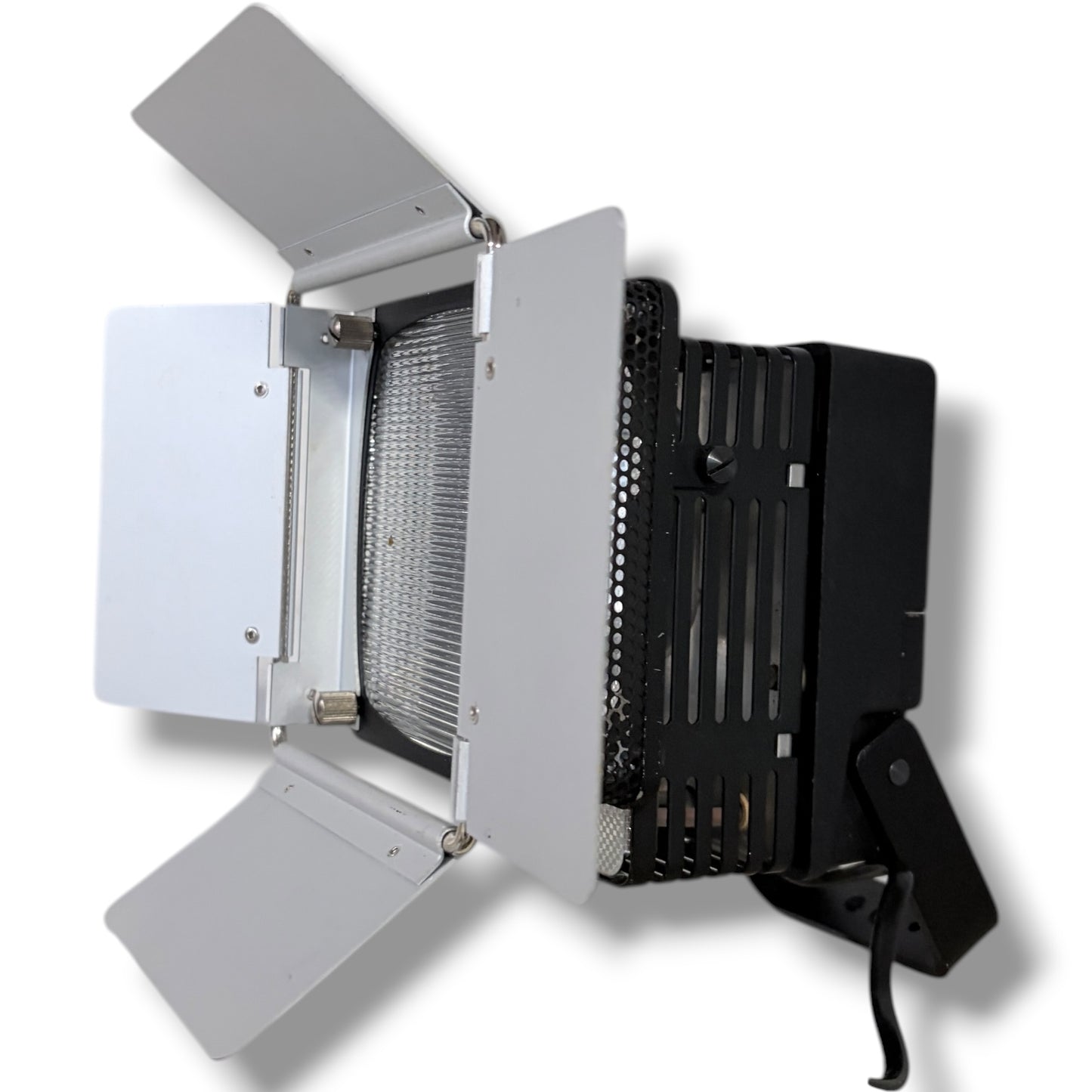 Vintage Studio Lamp – Prinzflex Adjustable Metal Lamp with Ribbed Glass Lens