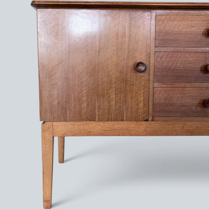 Mid Century Gordon Russell of Broadway Walnut Sideboard Cabinet