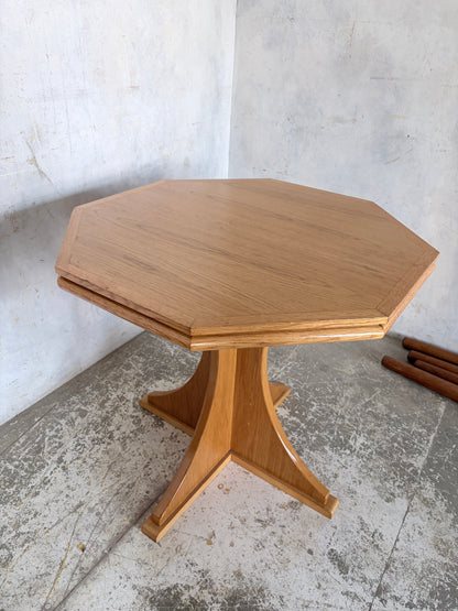 Arts & Crafts Octagonal Oak Coffee Table