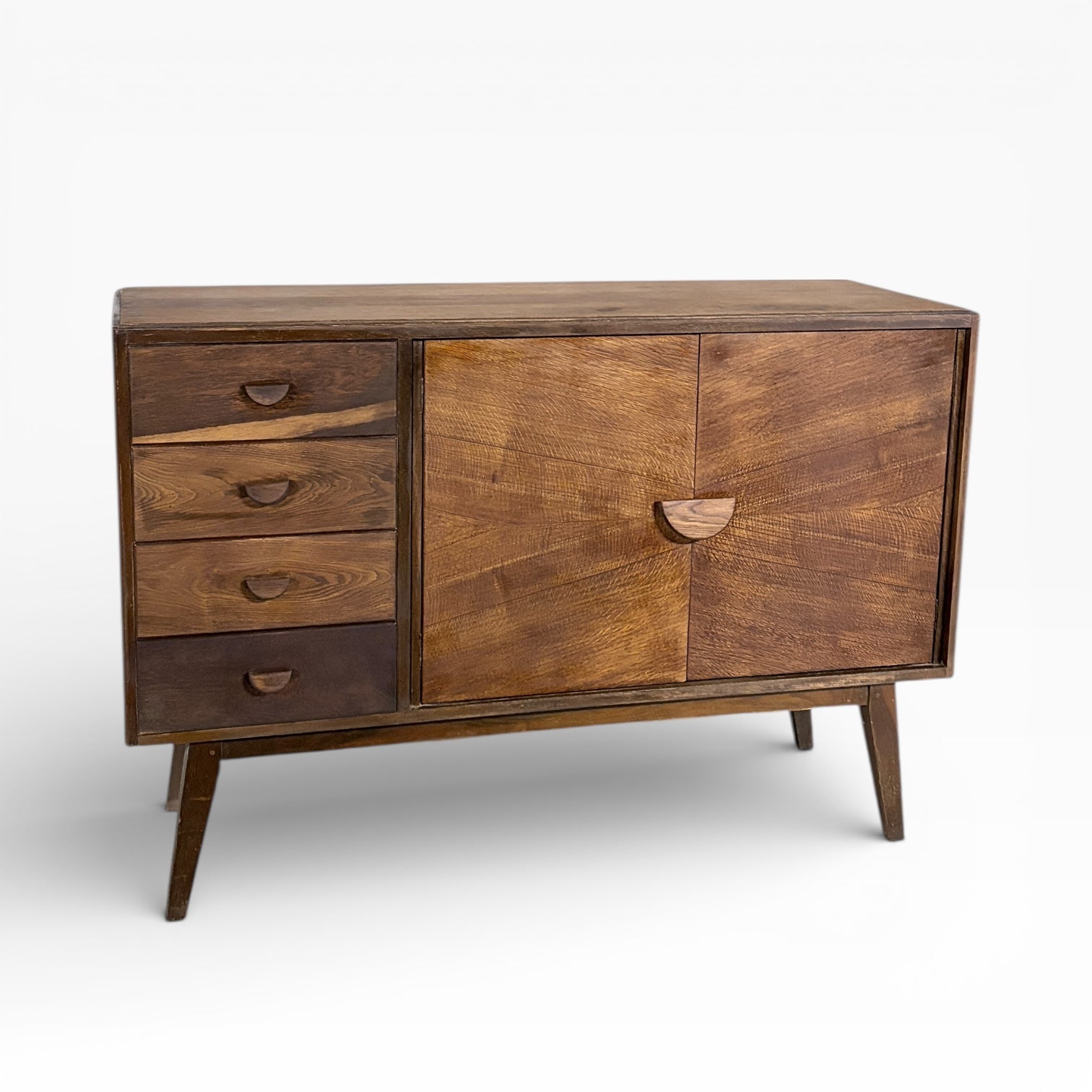 Art Deco Oak Compact Sideboard — view 3