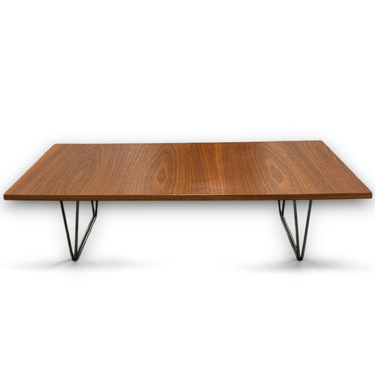 Mid Century Teak Hairpin Leg Coffee Table