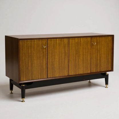 Mid-Century G Plan Librenza Tola Accordion Door Sideboard — view 6