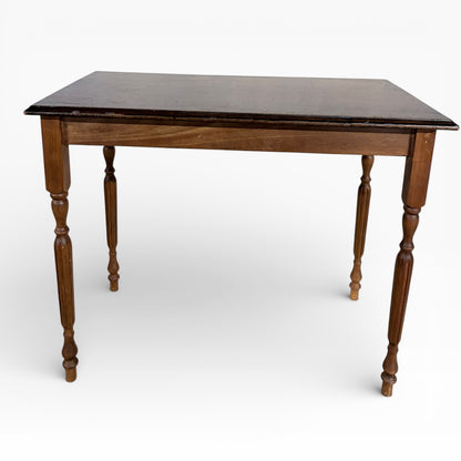 Mid Century Pine and Oak Console Table