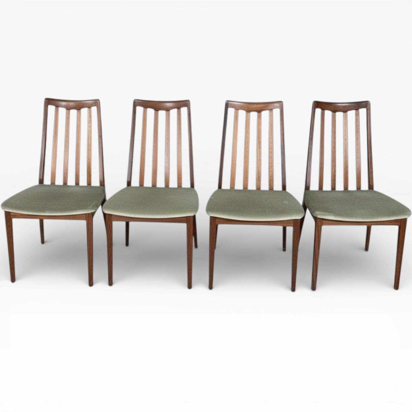 Mid Century Teak Chairs – Set of 4 G Plan Leslie Dandy Vintage Dining Seats