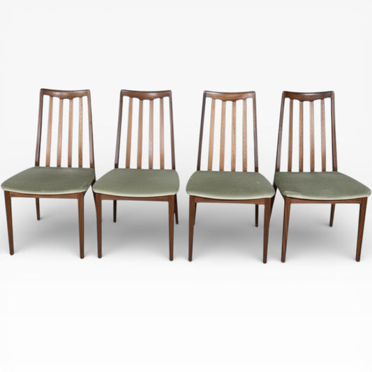 Mid Century Teak Chairs – Set of 4 G Plan Leslie Dandy Vintage Dining Seats