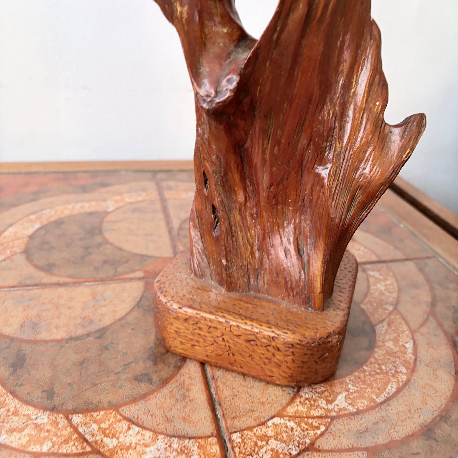 Vintage Mid-Century Abstract Root Wood Sculpture