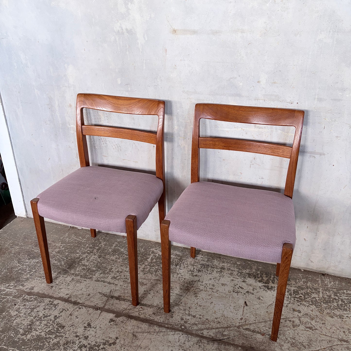 Nils Jonsson for Troeds Swedish Mid Century Teak Dining Chairs – Set of Two