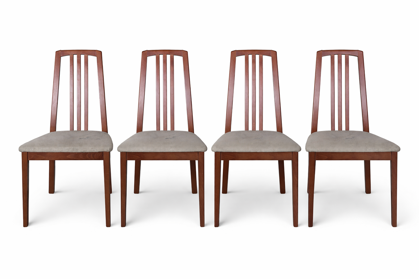 Morris of Glasgow Mid Century High Back Dining Chairs – Set of 4