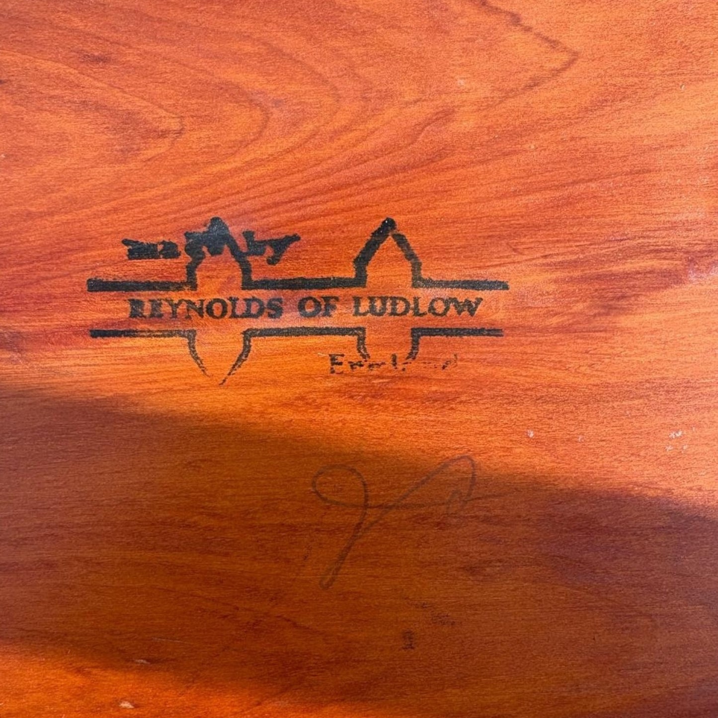 Reynolds of Ludlow Live Edge Yew Wood Coffee Table – Mid-Century — view 10