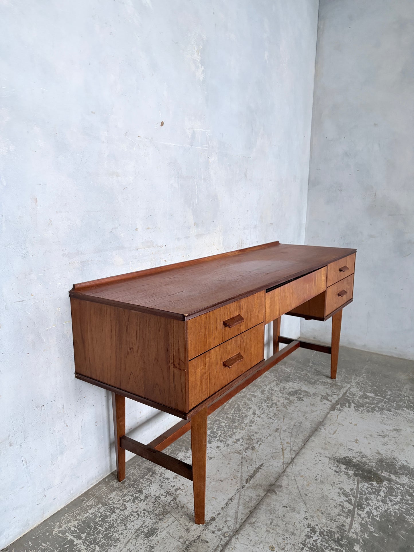 Mid Century Gimson & Slater Teak Desk / Dressing Table