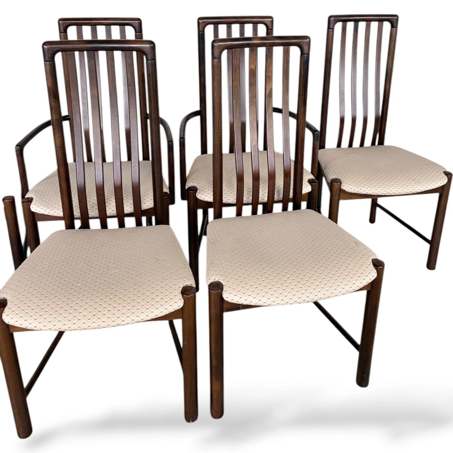 Set of 6 Danish Rosewood Dining Chairs by Boltinge