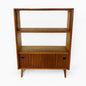 Mid Century Teak Wood Bookcase Cabinet