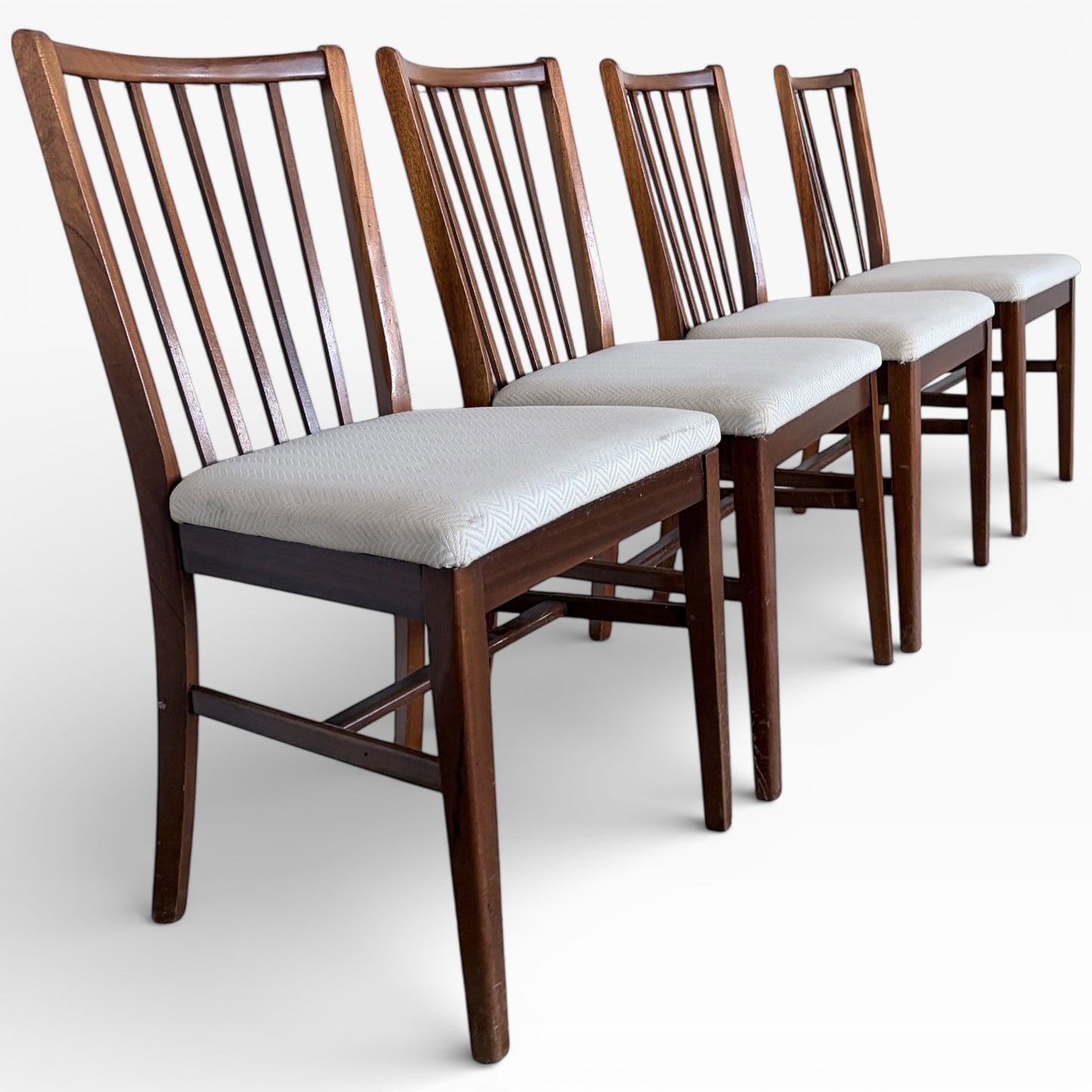 Morris of Glasgow Mid Century Dining Chairs – Set of Four