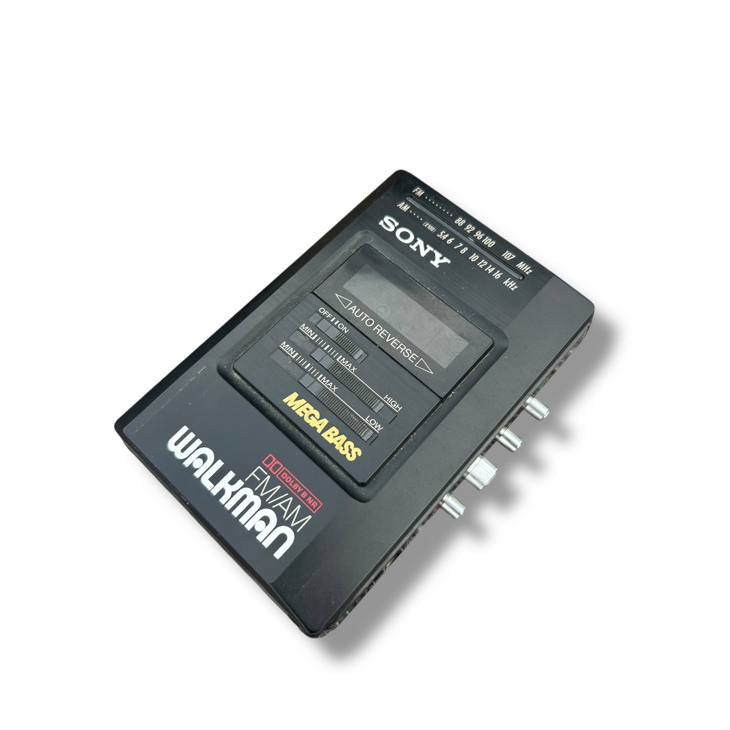 Vintage Sony Walkman FM/AM Cassette Player | Auto Reverse, Mega Bass, 1980s Portable Music Player