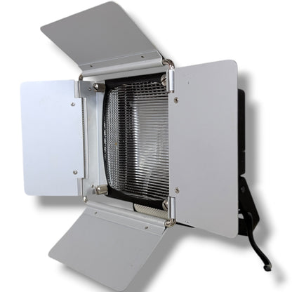 Vintage Studio Lamp – Prinzflex Adjustable Metal Lamp with Ribbed Glass Lens