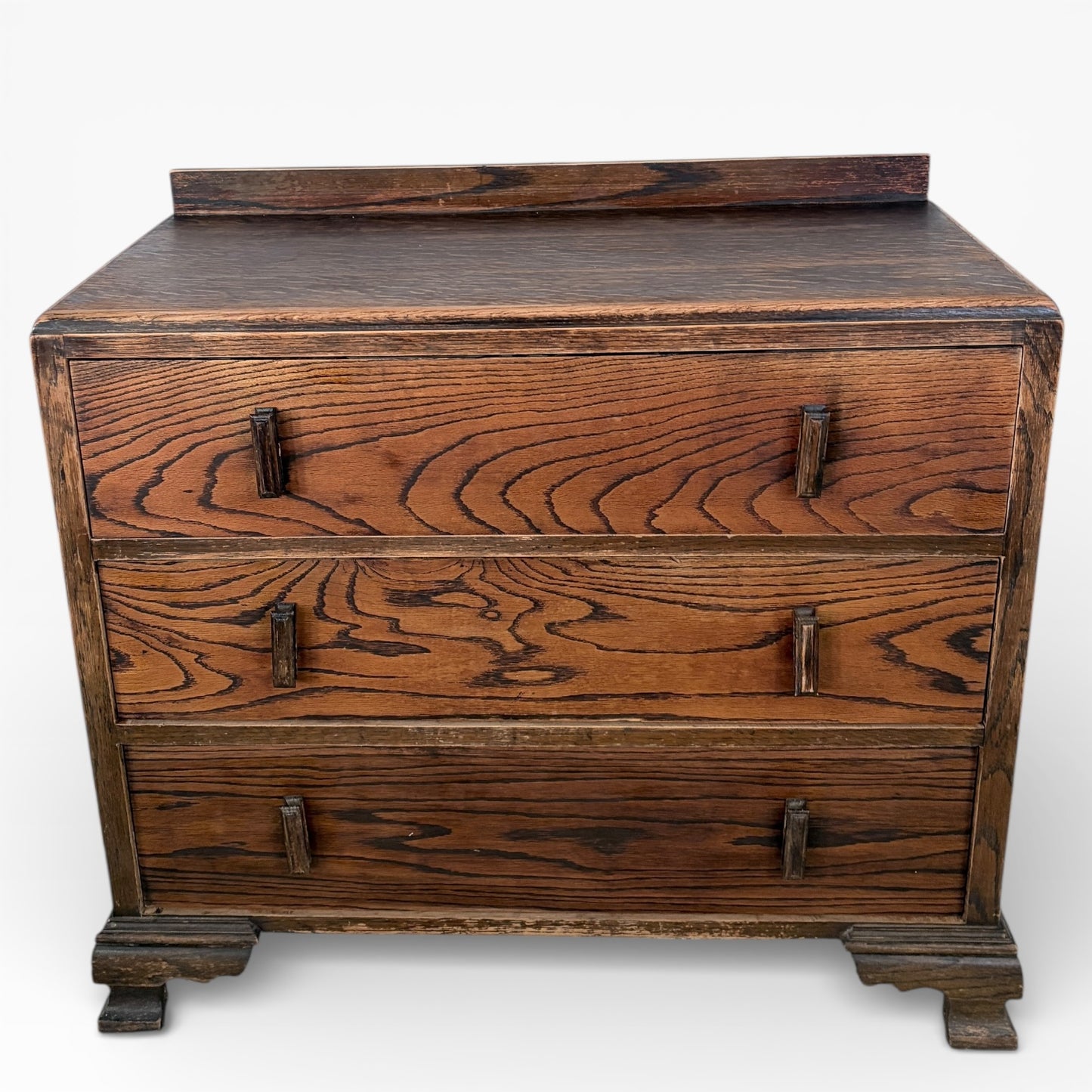 Art Deco Tiger Oak Chest of Drawers