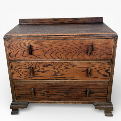 Art Deco Tiger Oak Chest of Drawers