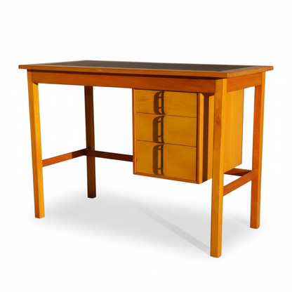 Mid Century Writing Desk – Solid Wood British Desk with Drawers | Gordon Russell