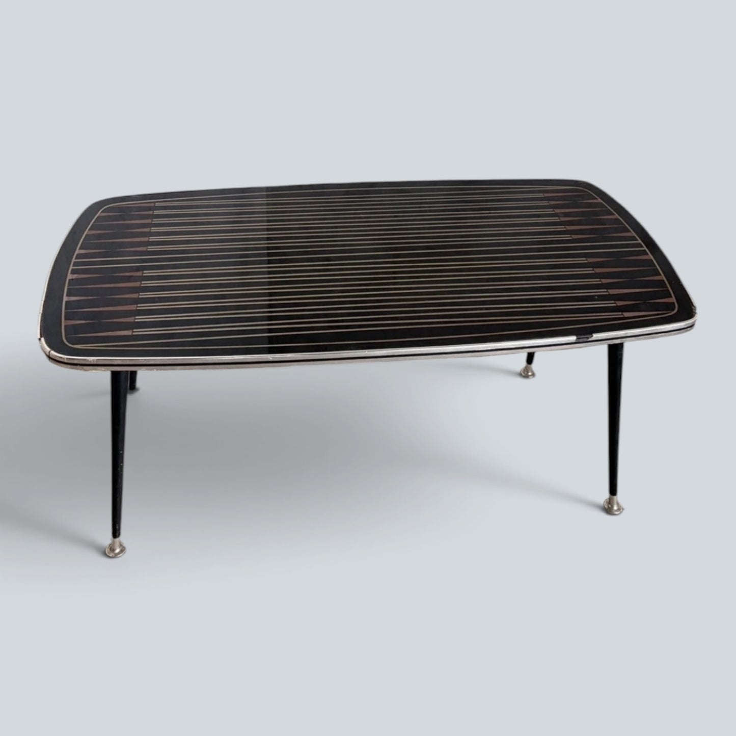 Vintage Space Age Backgammon Coffee Table | Atomic Era