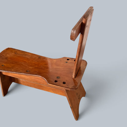 Handmade Oak Artist’s Easel Bench / Studio Seat