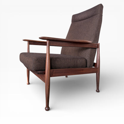 Guy Rogers ‘Manhattan’ Teak Reclining Armchair – Mid-Century — view 5