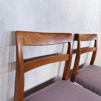 Nils Jonsson for Troeds Swedish Mid Century Teak Dining Chairs – Set of Two