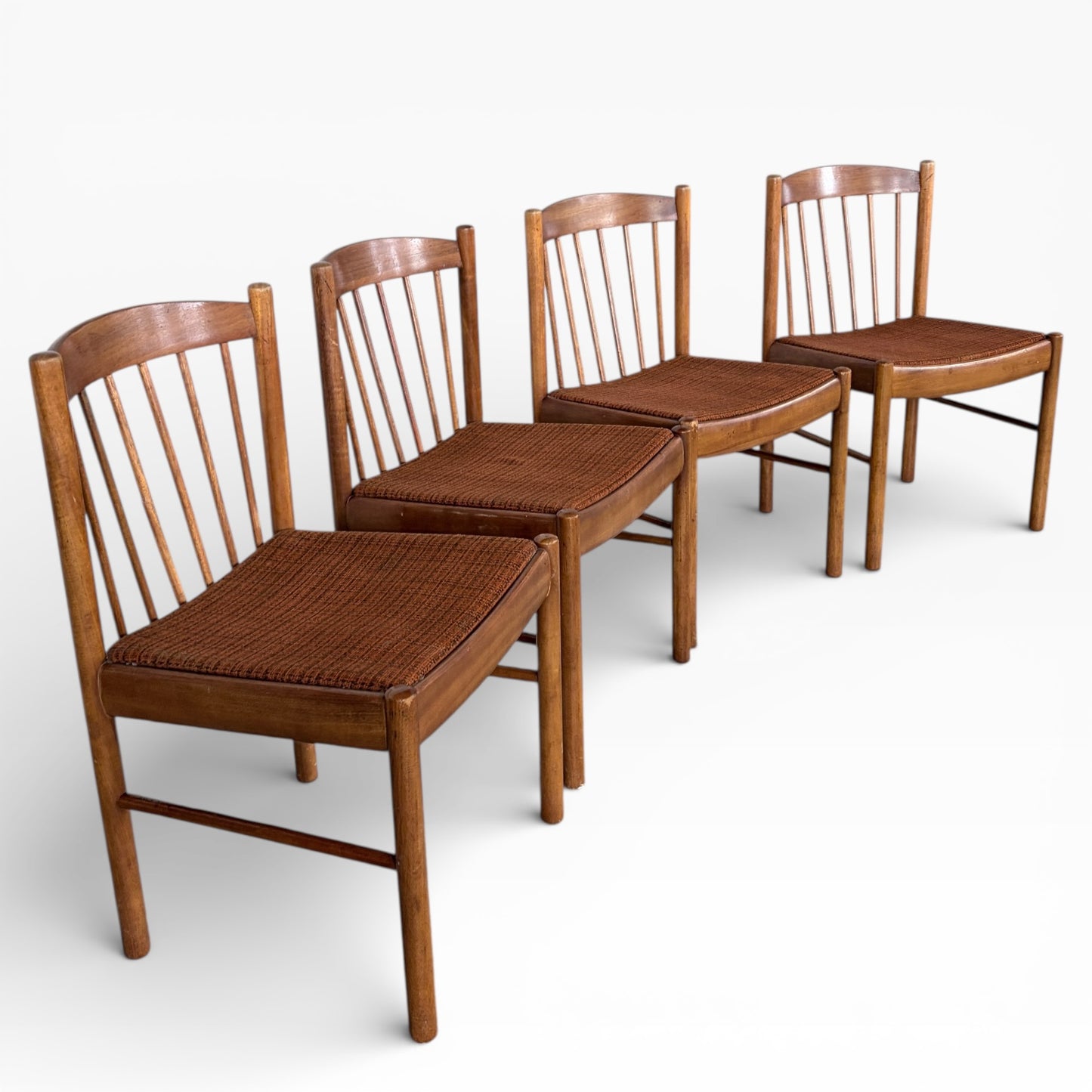 Vintage White & Newton Dining Chairs – Set of Four