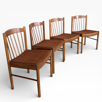 Vintage White & Newton Dining Chairs – Set of Four