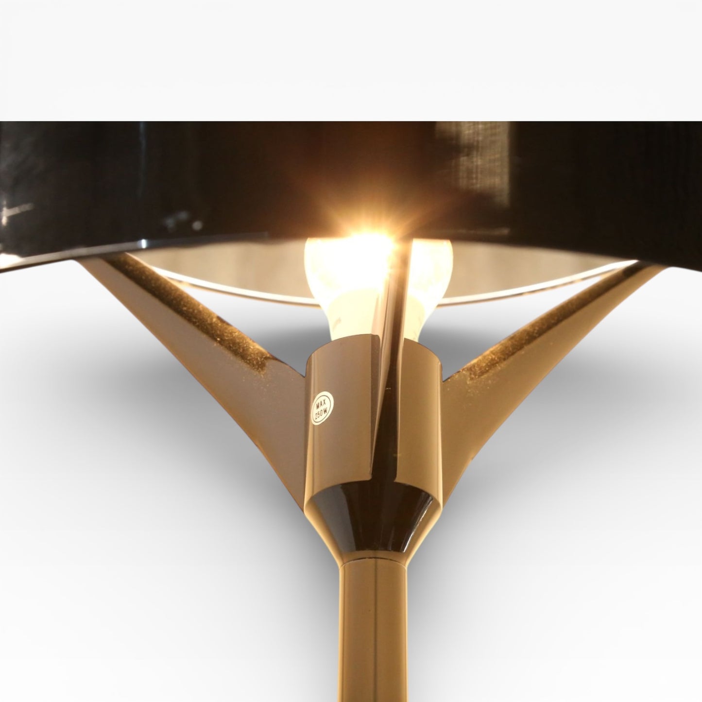 Flos Spun Light Floor Lamp – Black, Mid Century Design