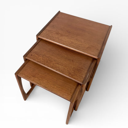 G Plan Quadrille Teak Nest of Tables – Mid-Century Modern — view 5