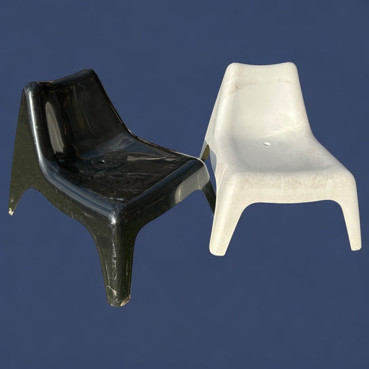 Vintage Ikea Vago Thomas Sandell Stacking Chairs Space Age