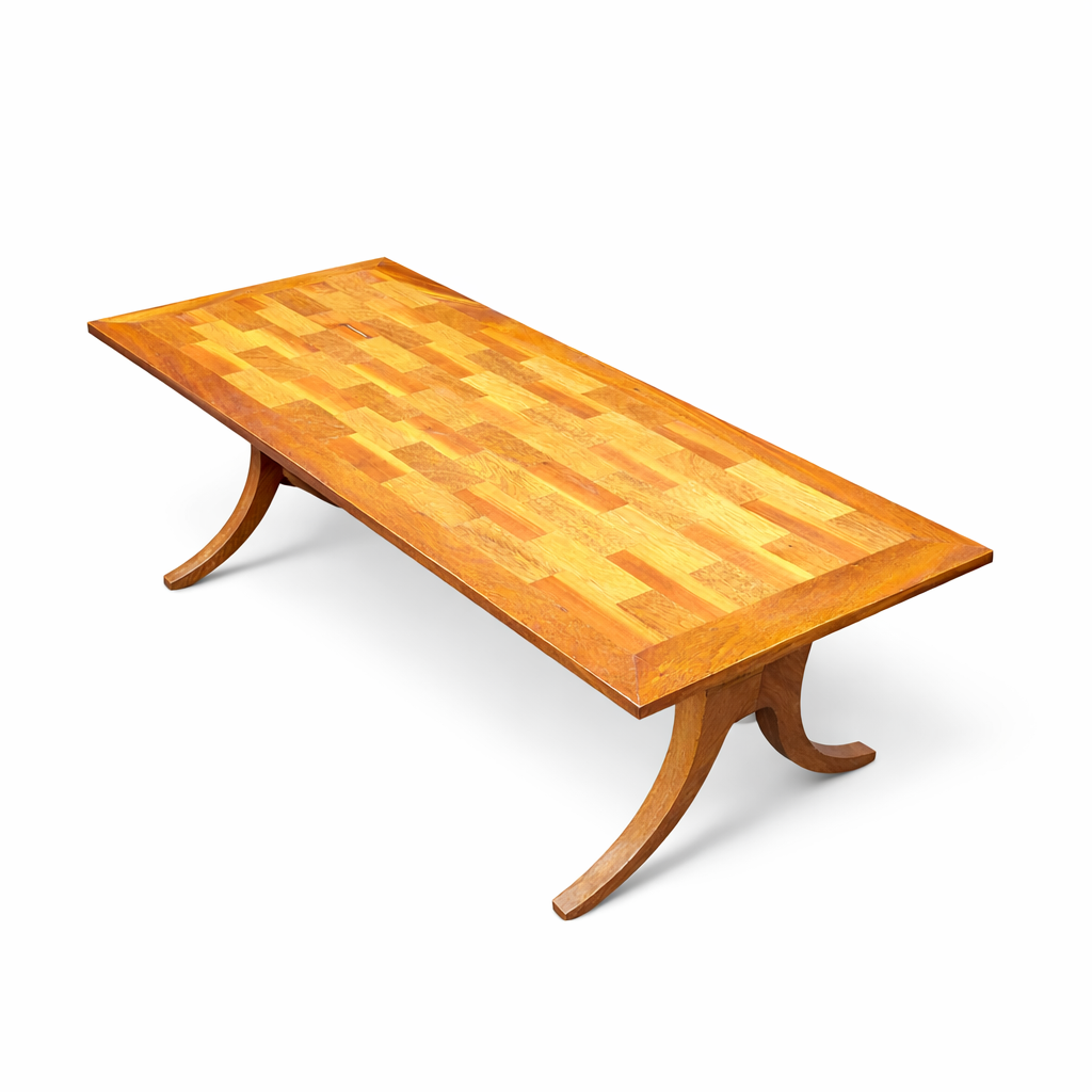Handmade Solid Oak Coffee Table | Rustic Modern Wooden Living Room Table