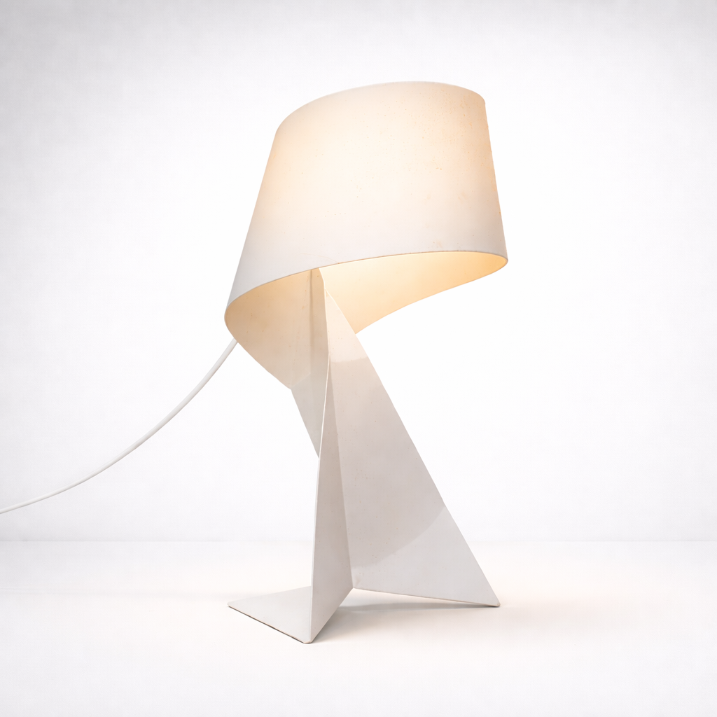 Space Age Metal Ribbon Table Lamp by Habitat
