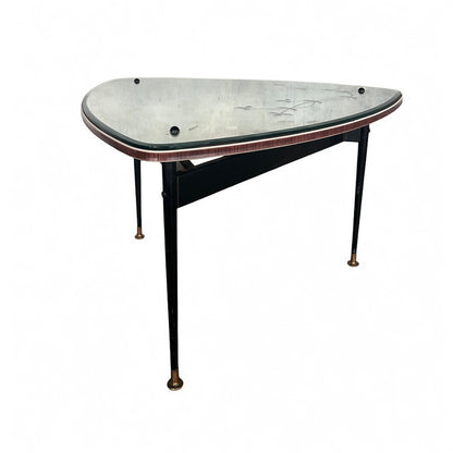 Mid Century Modern Atomic Mirrored Coffee Table