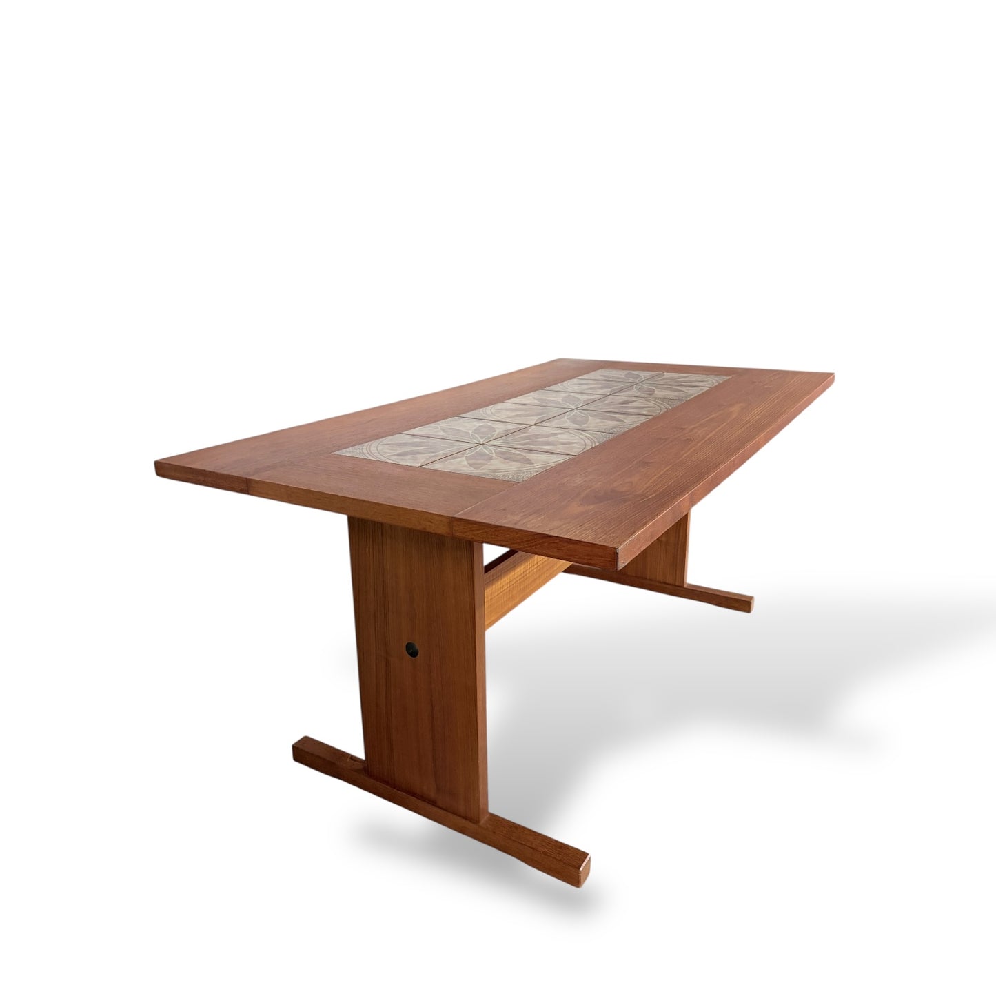 Gangso Møbler Danish Teak and Tile Dining Table