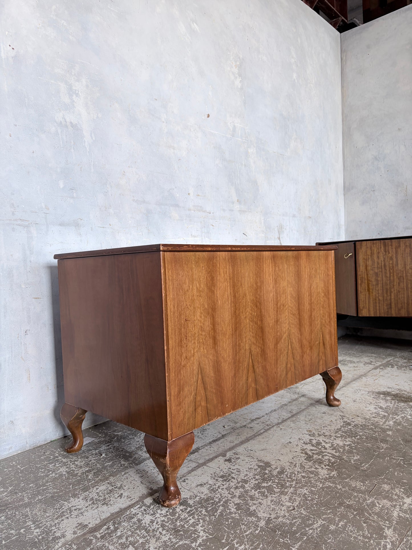 Vintage Sutcliffe of Todmorden Walnut Blanket Box
