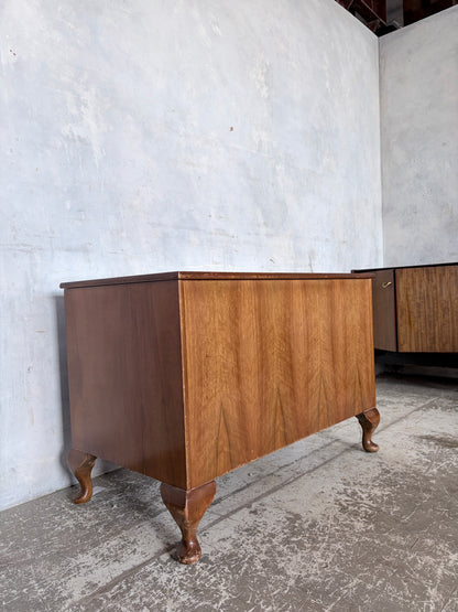 Vintage Sutcliffe of Todmorden Walnut Blanket Box