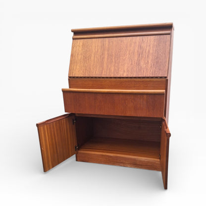 Mid Century Teak Writing Bureau by Remploy