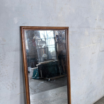 Antique Arts and Crafts Oak Mirror