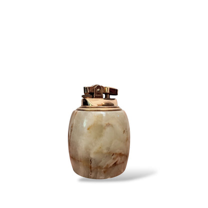 Italian Art Deco Onyx Marble Tabletop Lighter